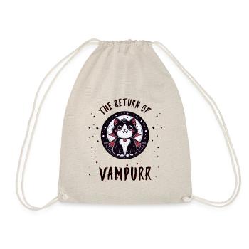 Vampir Katze - Turnbeutel - Natur - Vorne