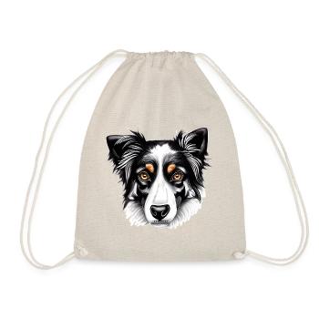 Australian Shepherd - Turnbeutel - Natur - Vorne