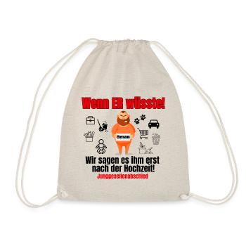 Enterrement de vie de garçon - Sac de sport léger - nature - Devant