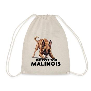 Belgian Malinois - Drawstring Bag - nature - Front