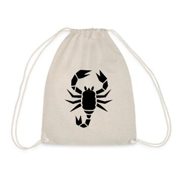 Abstract Scorpio Zodiac Animal Art - Drawstring Bag - nature - Front