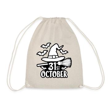 31 octobre Halloween Dicton Citation - Sac de sport léger - nature - Devant