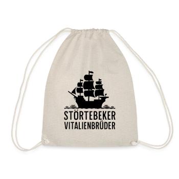 Störtebeker Störtebecker Vitalienbrüder Piraten - Turnbeutel - Natur - Vorne