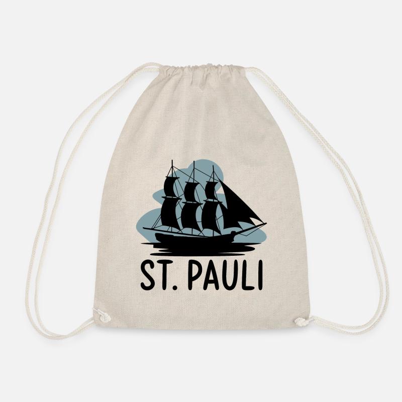 St. Pauli Schiff Reeperbahn Kiez - Turnbeutel - Natur