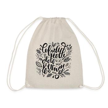 Inspirieren und aufwerten: Ein stilvolles Kalligrafie-Design - Turnbeutel - Natur - Vorne