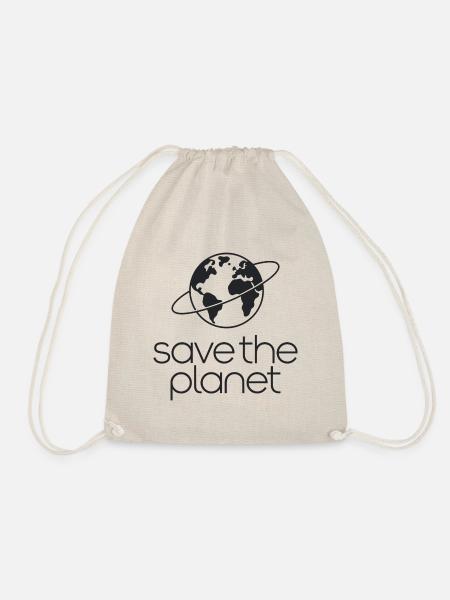 Save the Planet Erde Umweltaktivisten - Turnbeutel - Natur