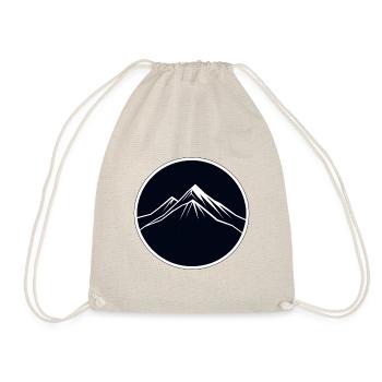 Randonnée en montagne, randonneurs, logo montagne - Sac de sport léger - nature - Devant