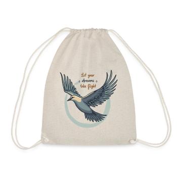 Laissez vos rêves prendre leur envol Oiseau mouette - Sac de sport léger - nature - Devant