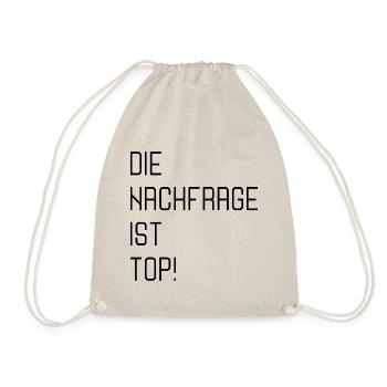 ANGEBOT NACHFRAGE - Turnbeutel - Natur - Vorne