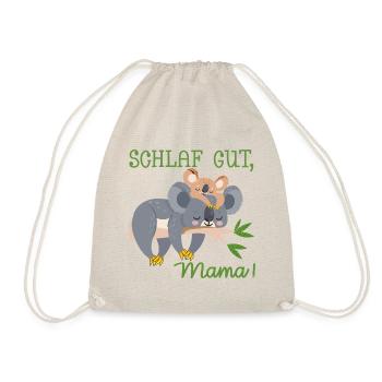SCHLAFLOSE MAMA MUTTERTAG BABY KOALA - Turnbeutel - Natur - Vorne