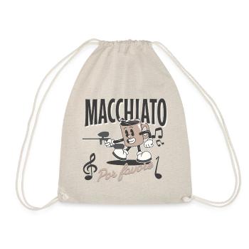 Macchiato por favore, tasse à café de paintball - Sac de sport léger - nature - Devant