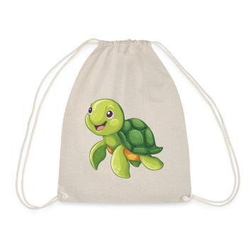 tortue marine mignonne - Sac de sport léger - nature - Devant