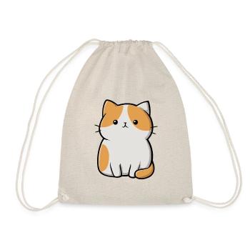 chat mignon, animal de compagnie - Sac de sport léger - nature - Devant