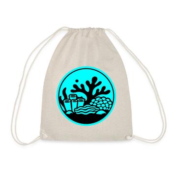 Coral Symbol Coral Reef Ocean - Drawstring Bag - nature - Front