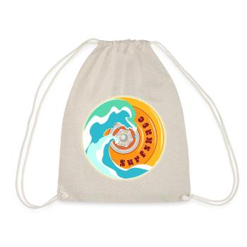 Surfskate Lover - Turnbeutel - Natur - Vorne