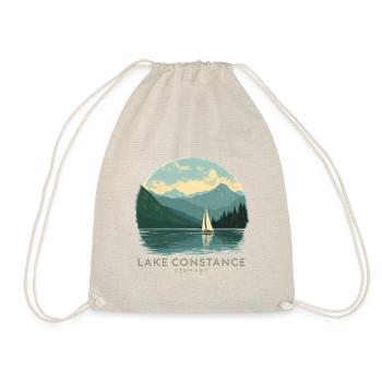 Lake Constance Sailing | Vintage Travel Poster - Turnbeutel - Natur - Vorne