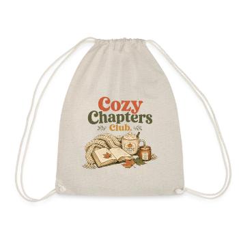 Cozy Chapters Club Fall Reading - Drawstring Bag - nature - Front