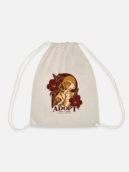 Adopt Don’t Shop Dog & Cat - Turnbeutel - Natur
