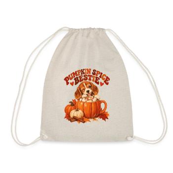 Pumpkin Spice Bestie - Turnbeutel - Natur - Vorne
