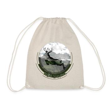 Wild Nature - Deer motif for hunters and hikers - Drawstring Bag - nature - Front