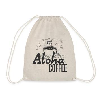 aCoffee Guy ... Aloha Coffee - Turnbeutel - Natur - Vorne