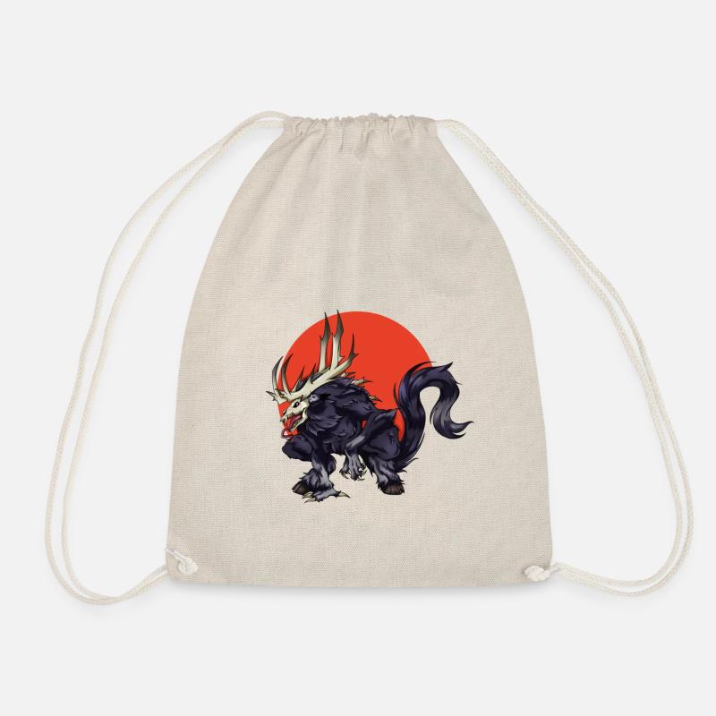 Wendigo Design - Drawstring Bag - nature