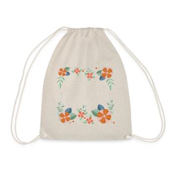 Flowers - Drawstring Bag - nature - Front