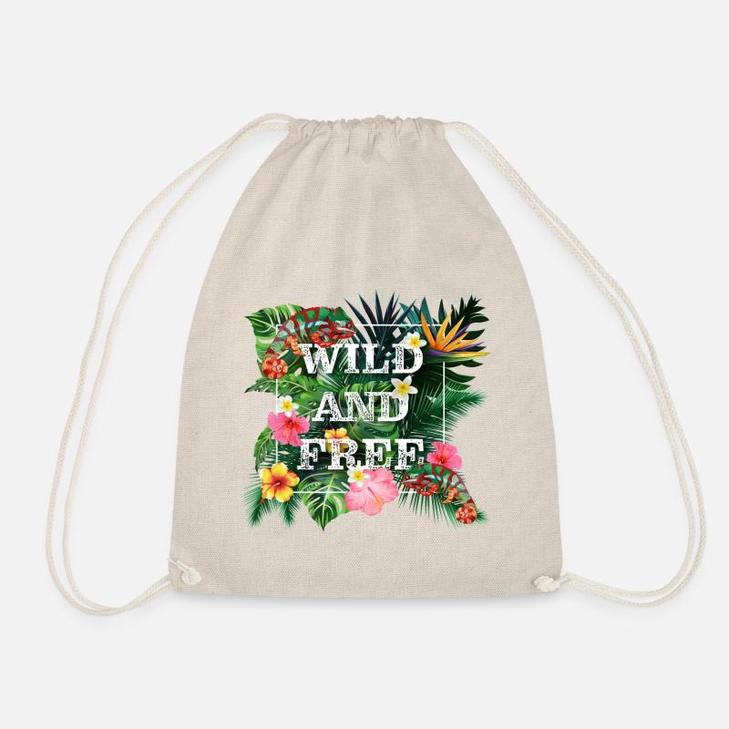Wild and Free - Turnbeutel - Natur