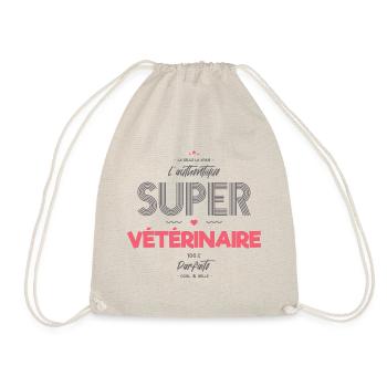 L authentique super vétérinaire - Sac de sport léger - nature - Devant