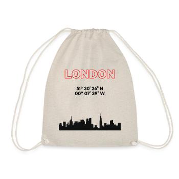 London Collection - Drawstring Bag - nature - Front