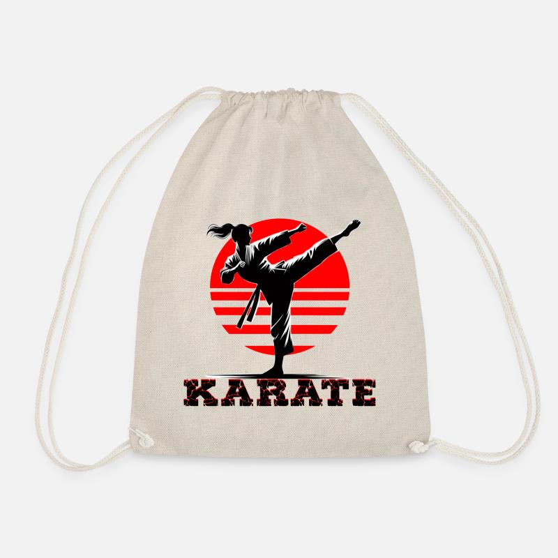 Karate - Turnbeutel - Natur