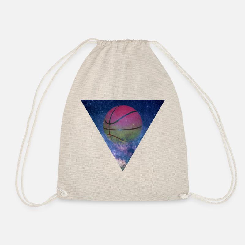GALAXY BASKETBALL BALLER GIFT - Drawstring Bag - nature