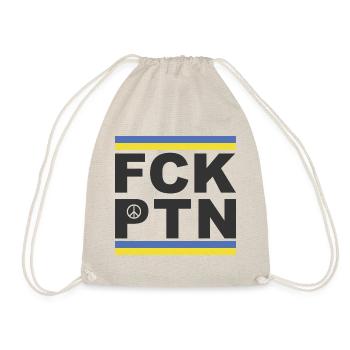 Peace for Ukraine (FCK-PTN Edition) - Drawstring Bag - nature - Front
