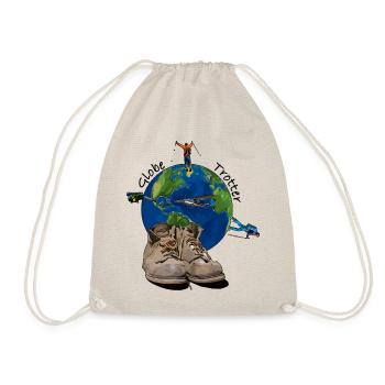 Globetrotter Voyages Tours du monde t-shirt - Sac de sport léger - nature - Devant
