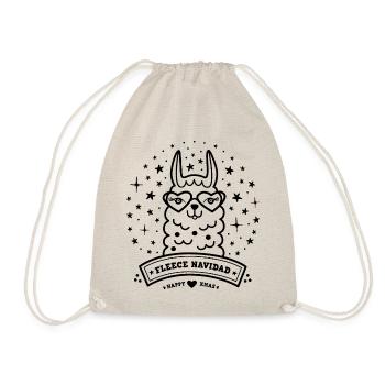 Noël de lama - Sac de sport léger - nature - Devant