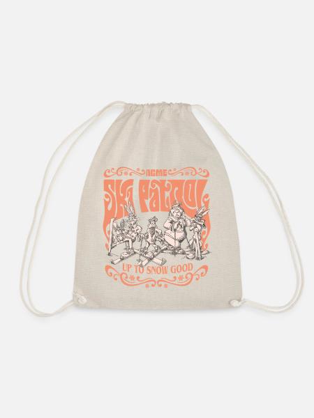 Looney Tunes AGME Ski Patrol With Slogan - Drawstring Bag - nature