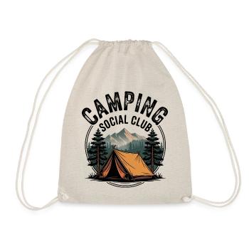 Camping Social Club Montagne - Turnbeutel - Natur - Vorne