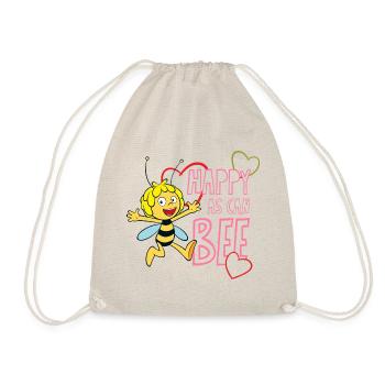 Biene Maja Happy As Can Bee - Turnbeutel - Natur - Vorne
