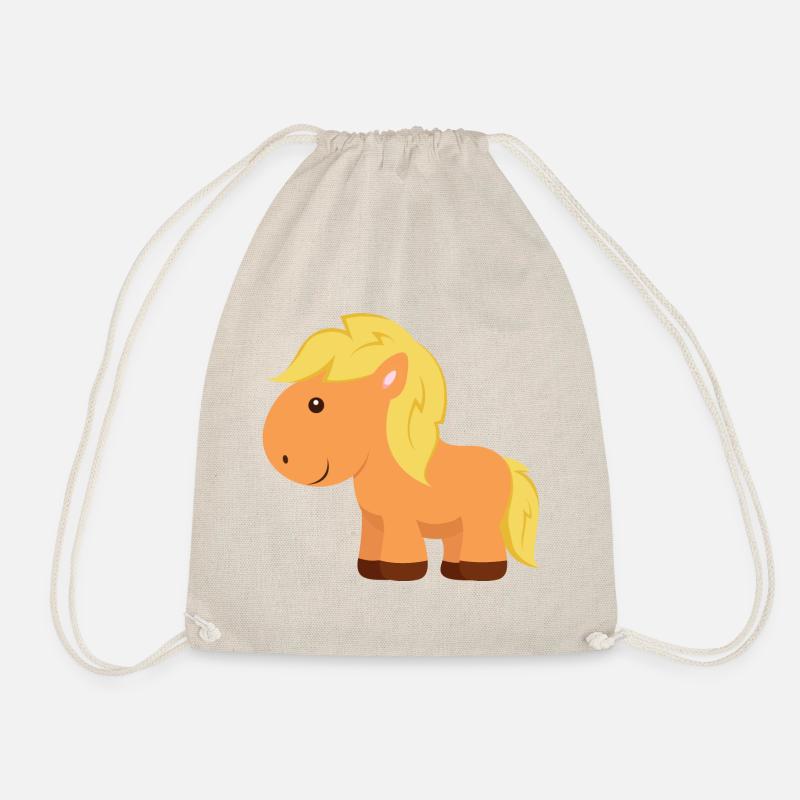Petit Cheval Poney Mignon Poney - Sac de sport léger - nature