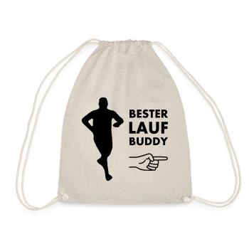 Bester Laufbuddy - Turnbeutel - Natur - Vorne