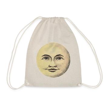 moon face - Drawstring Bag - nature - Front