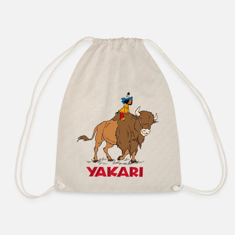 Yakari auf Bison - Turnbeutel - Natur