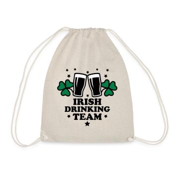 Irish Drinking team member seamróg seamair - Turnbeutel - Natur - Vorne