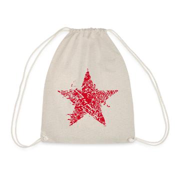 Empreinte d'étoile rouge - Sac de sport léger - nature - Devant