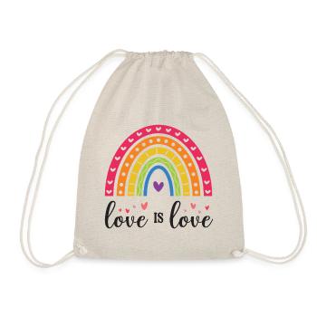 Mois de la fierté LGBT - Love is Love - Sac de sport léger - nature - Devant