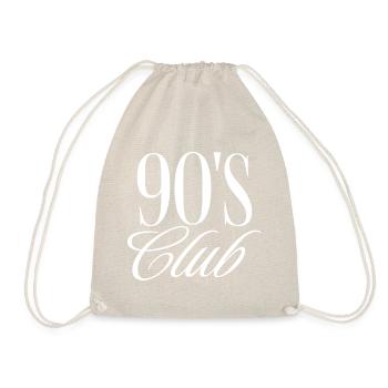 90s Club - Turnbeutel - Natur - Vorne
