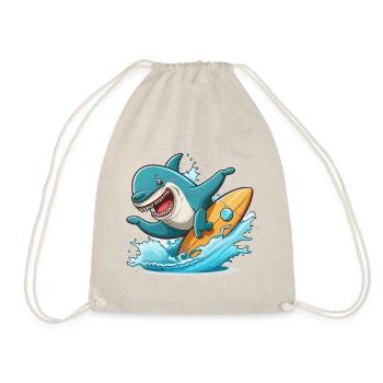 Surfeur de requins - Sac de sport léger - nature - Devant