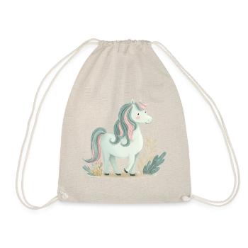 Cute Pony Horse - Drawstring Bag - nature - Front