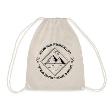 Pourquoi y a-t-il des pyramides en Egypte - Sac de sport léger - nature - Devant