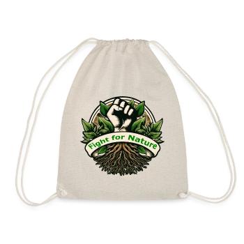 Fight for nature - Drawstring Bag - nature - Front